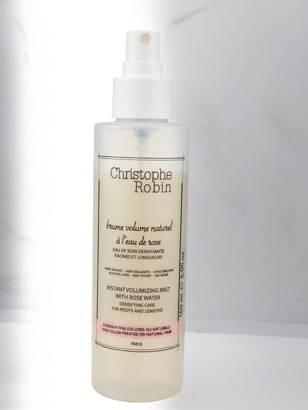 Christophe Robin Rose Water Instant Volumizing Mist Roots Lengths/no Cap No Seal